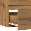 Bathroom Hanging Cabinet Artisian Oak 80x38.5x45 cm Engineered Wood