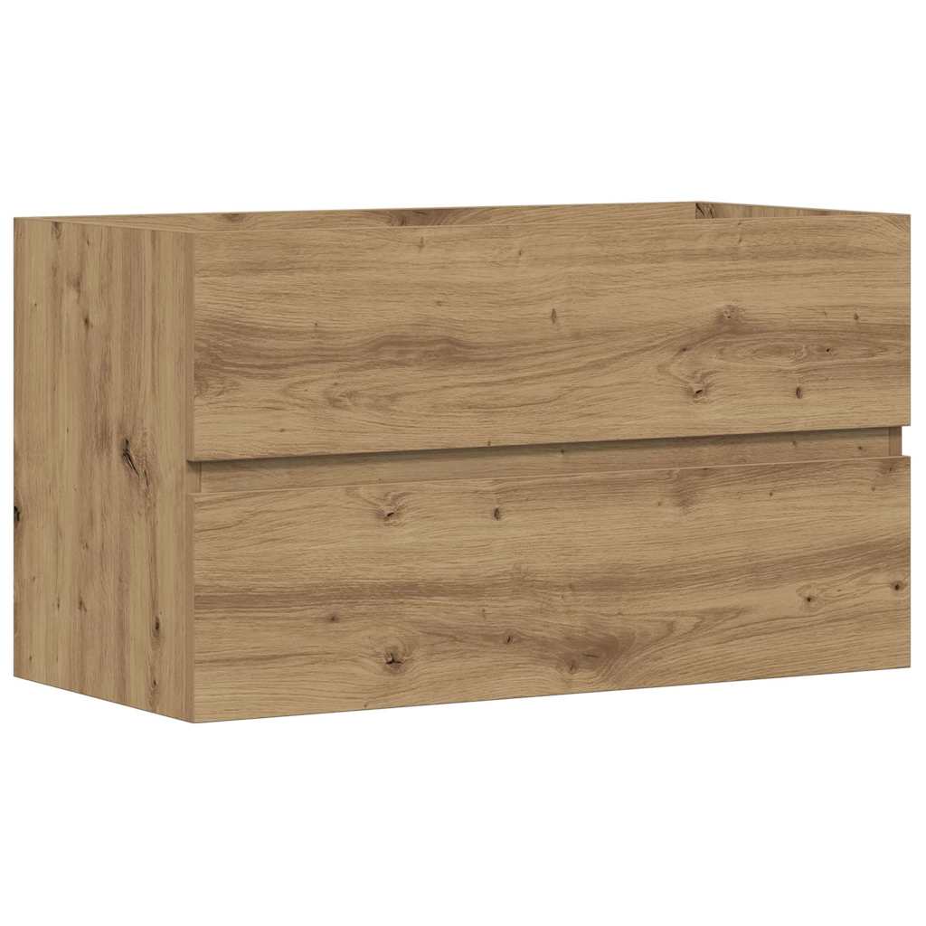 Sink Cabinet Artisian Oak 90x38.5x45 cm Engineered Wood