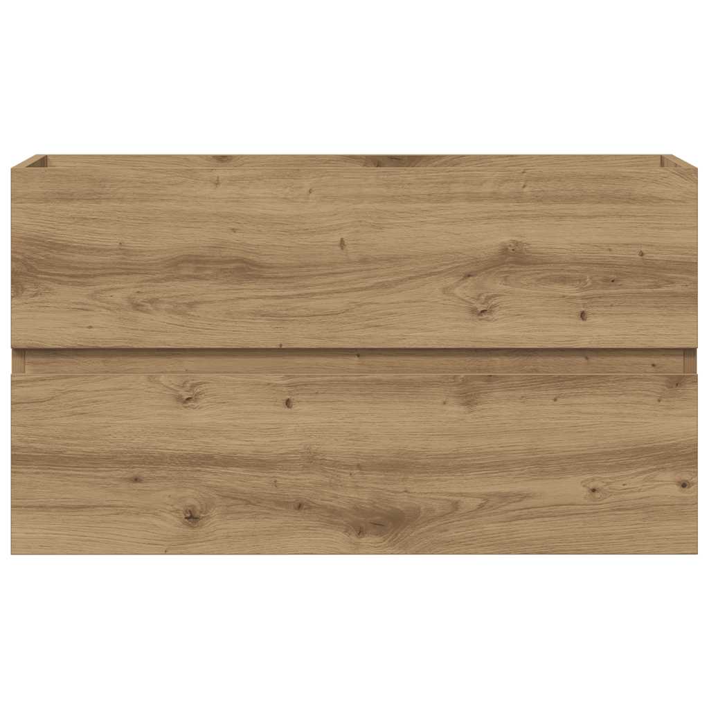 Sink Cabinet Artisian Oak 90x38.5x45 cm Engineered Wood