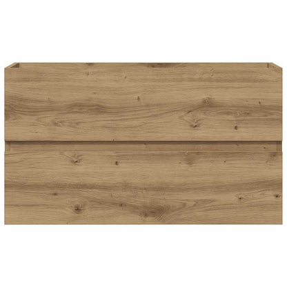 Sink Cabinet Artisian Oak 90x38.5x45 cm Engineered Wood