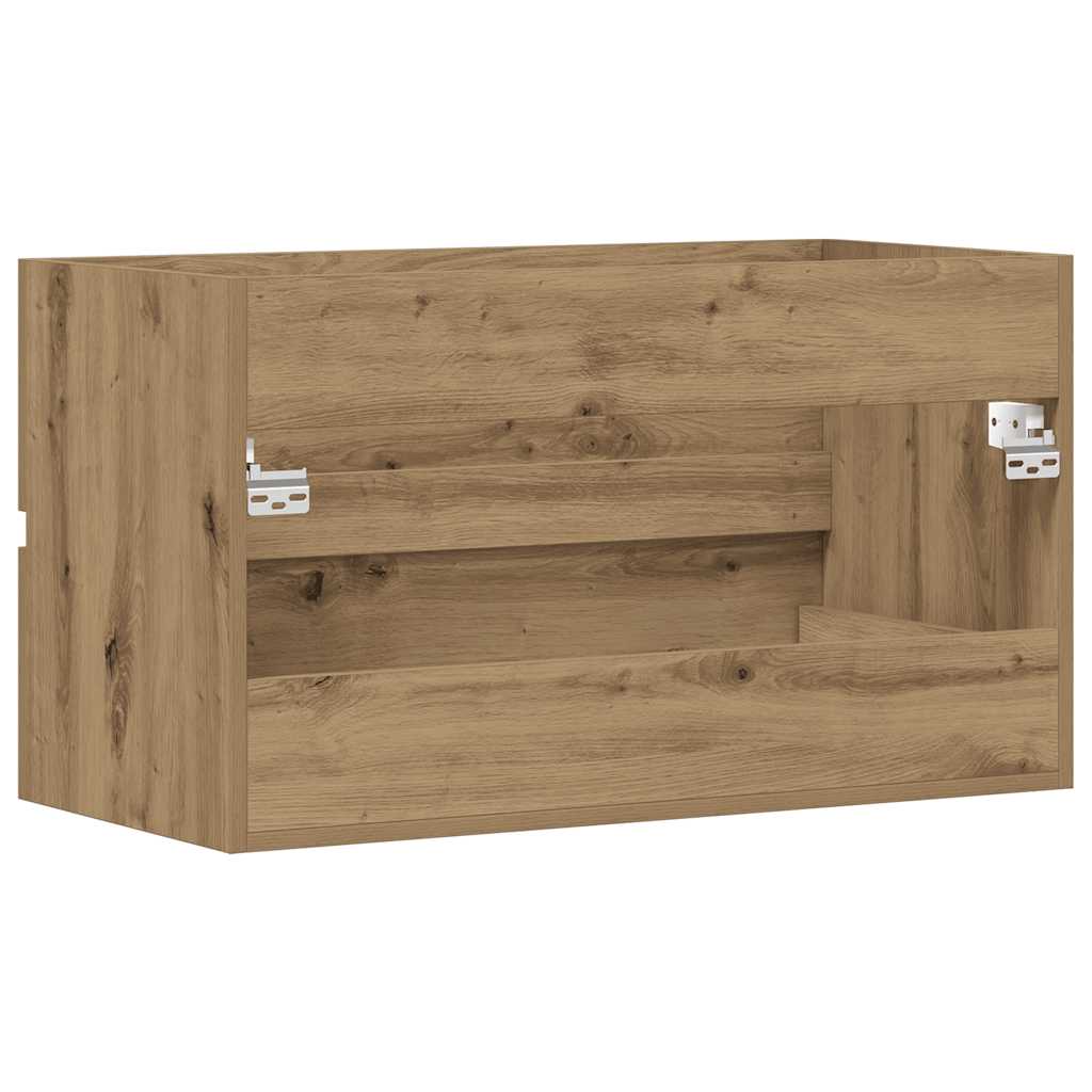 Sink Cabinet Artisian Oak 90x38.5x45 cm Engineered Wood