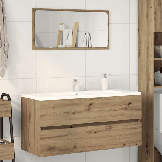 Sink Cabinet Artisan Oak 100x38.5x45 cm Engineered Wood