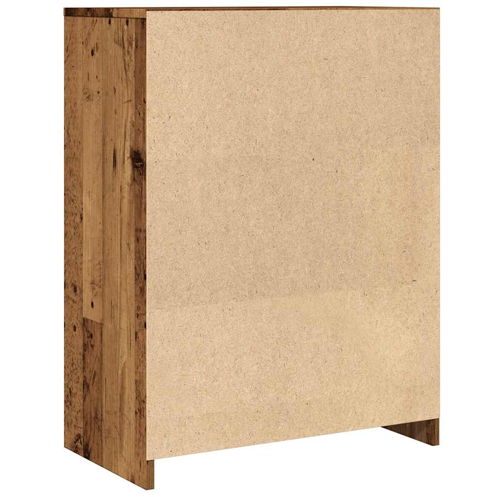 Bathroom Cabinet Old Wood 60x33x80 cm Engineered Wood