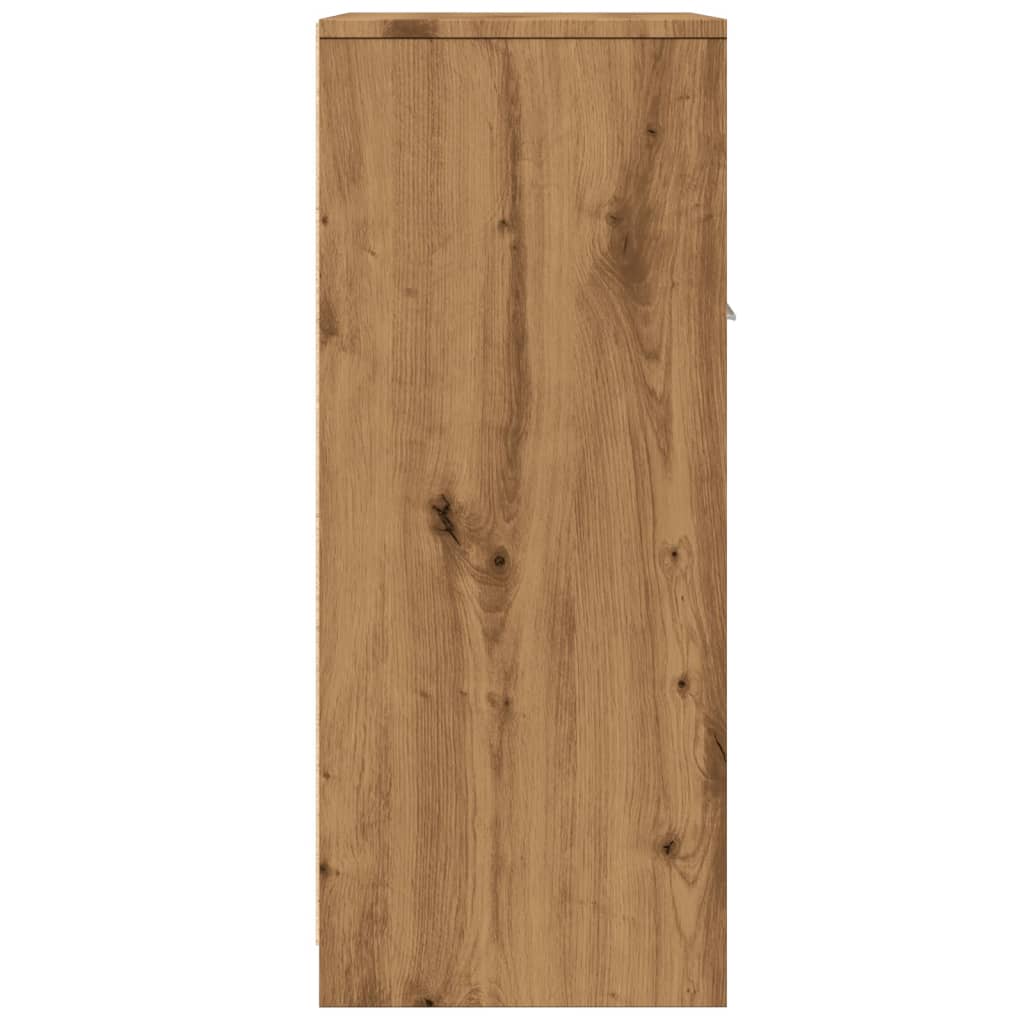 Bathroom Cabinet Artisan Oak 60x33x80 cm Engineered Wood