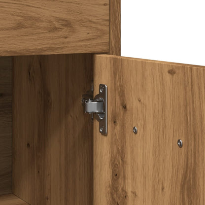 Bathroom Cabinet Artisan Oak 60x33x80 cm Engineered Wood