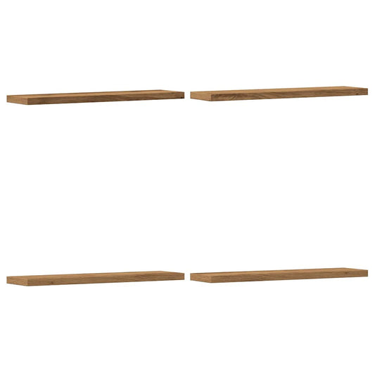 Wall Shelves 4 pcs Artisan Oak 40x10x1,5 cm Engineered Wood