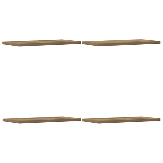 Wall Shelves 4 pcs Artisan Oak 40x20x1,5 cm Engineered Wood
