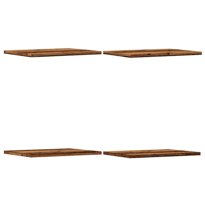 Bookshelf Boards 4 pcs Old Wood 40x30x1,5 cm Engineered Wood
