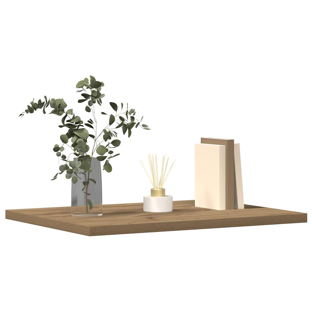 Bookshelf Boards 4 pcs Artisan Oak 40x30x1,5 cm Engineered Wood