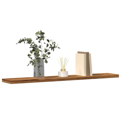 Bookshelf Boards 4 pcs Old Wood 60x10x1,5 cm Engineered Wood