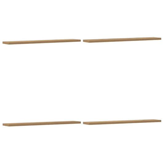 Wall Shelves 4 pcs Artisan Oak 60x20x1,5 cm Engineered Wood