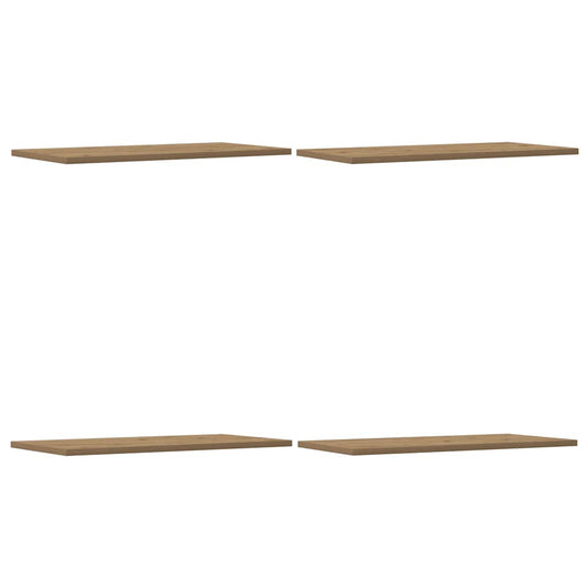 Wall Shelves 4 pcs Artisan Oak 60x30x1,5 cm Engineered Wood