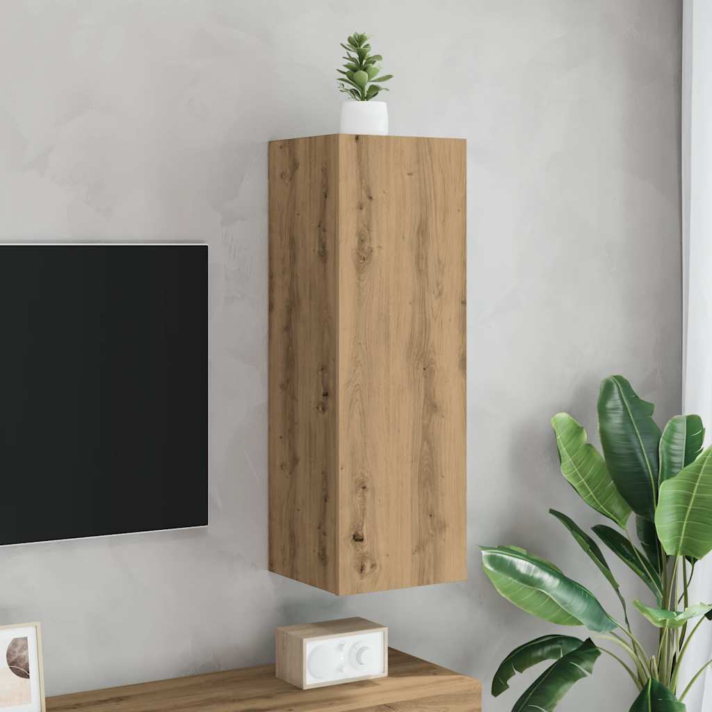 TV Cabinet Artisan Oak 30.5x30x90 cm Engineered Wood