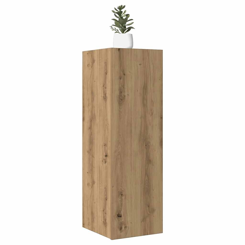 TV Cabinets 2 pcs Artisan Oak 30.5x30x90 cm Engineered Wood