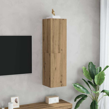 TV Cabinet Artisan Oak 30.5x30x110 cm Engineered Wood