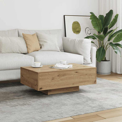 Coffee Table Artisan Oak 85x55x31 cm Engineered Wood