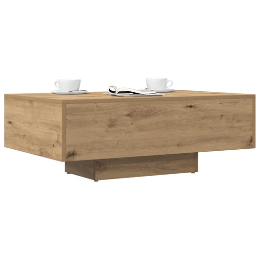 Coffee Table Artisan Oak 85x55x31 cm Engineered Wood