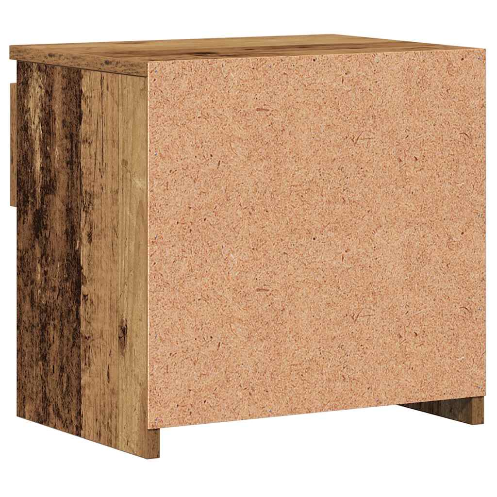 Bedside Cabinet Old Wood 40x30x39 cm Engineered Wood