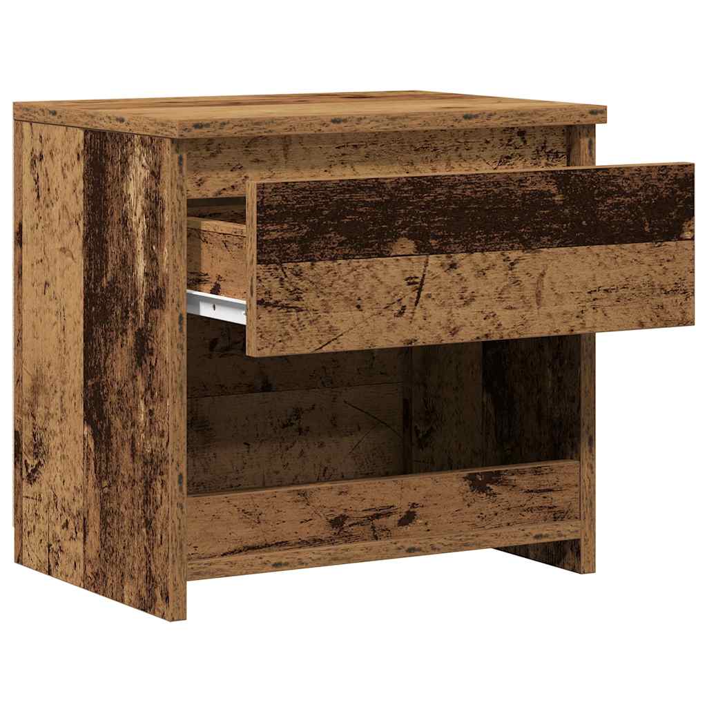 Bedside Cabinet Old Wood 40x30x39 cm Engineered Wood