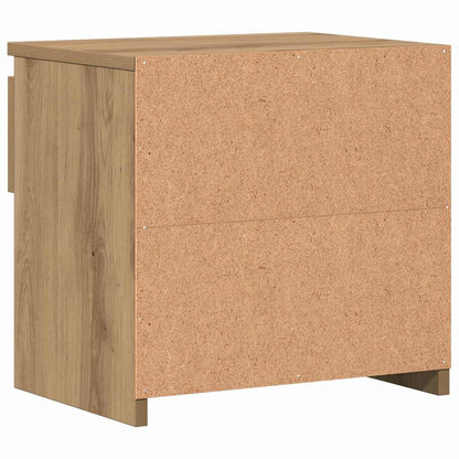 Bedside Cabinets 2 pcs Artisan Oak 40x30x39 cm Engineered Wood