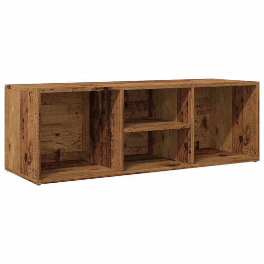 Shoe Storage Bench Old Wood 102x35x35 cm Engineered Wood