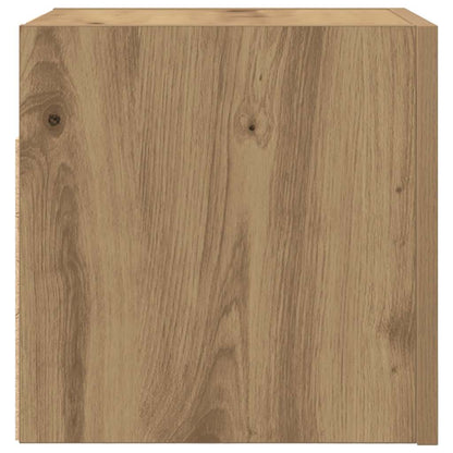 Wall Mounted TV Cabinet 2 pcs Artisan Oak 30.5x30x30 cm