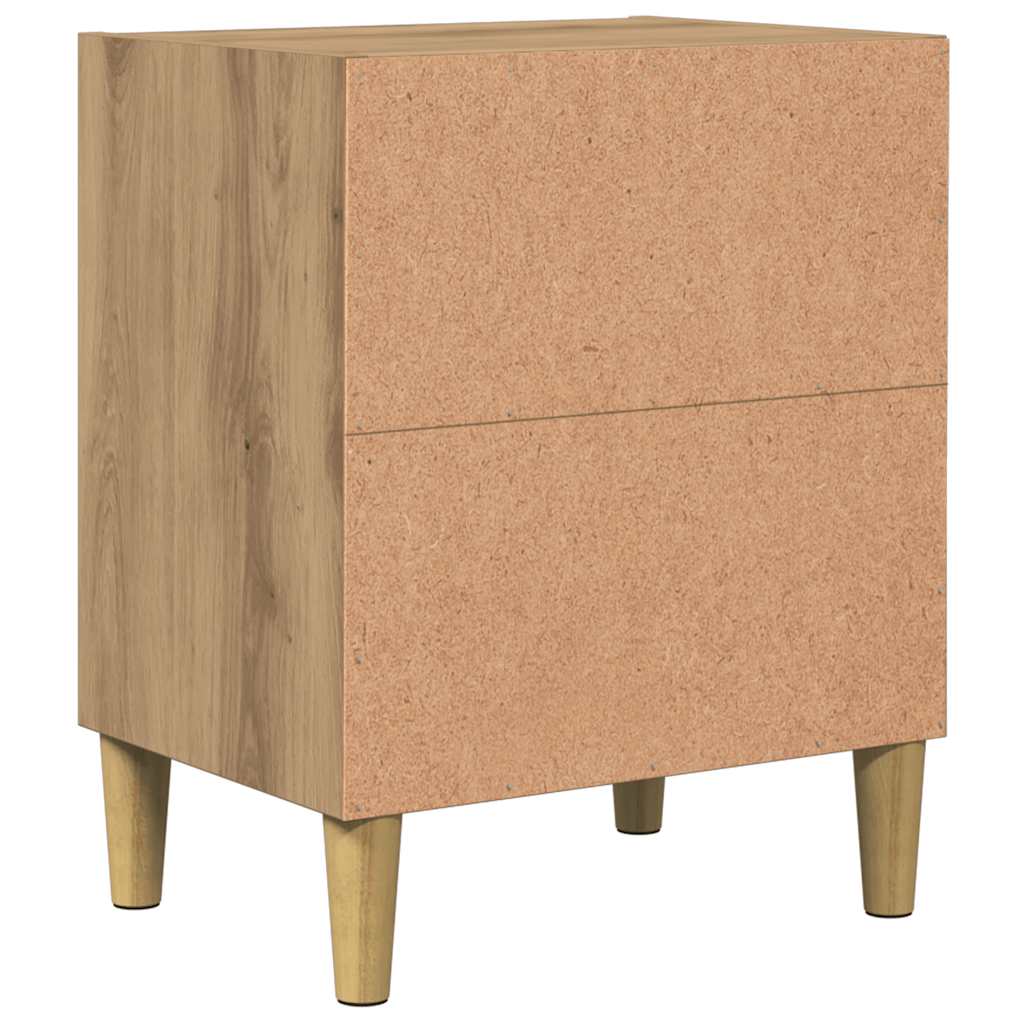 Bedside Cabinet Artisan Oak 40x30x50 cm Engineered Wood