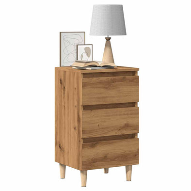 Bedside Cabinet Artisan Oak 40x35x69 cm Engineered Wood
