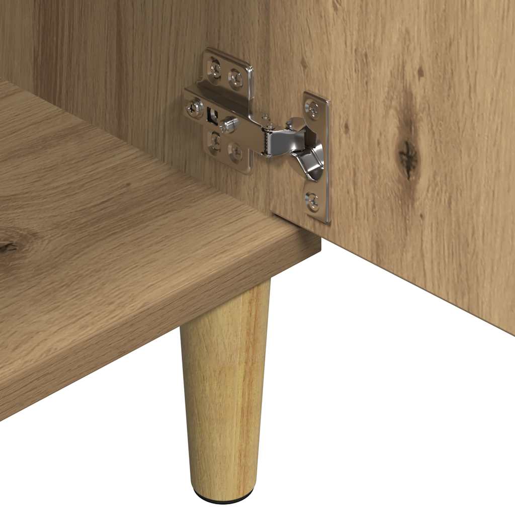 TV Cabinet Artisan Oak 102x35x50 cm Engineered Wood