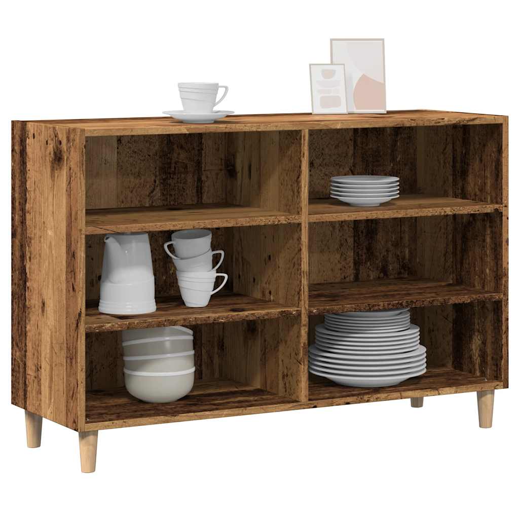 Sideboard Old Wood 103.5x35x70 cm Engineered Wood
