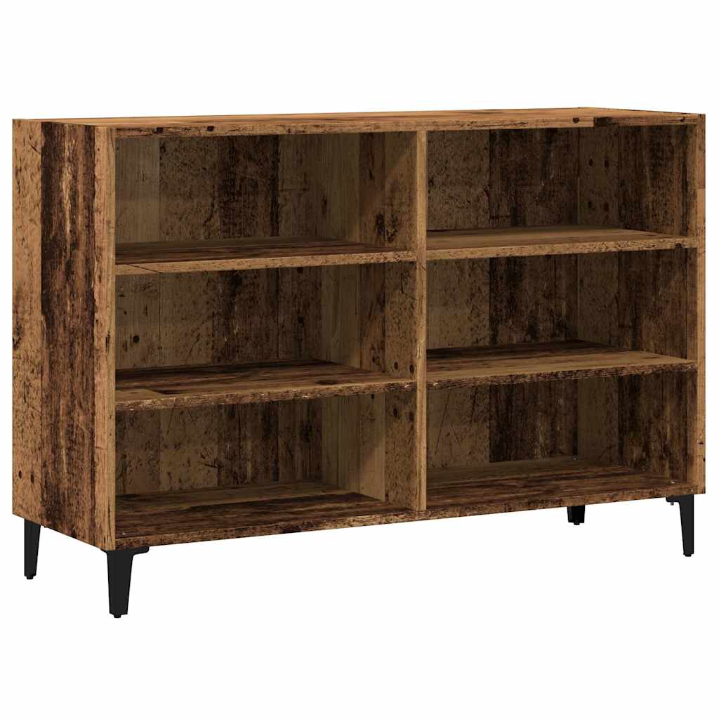 Sideboard Old Wood 103.5x35x70 cm Engineered Wood