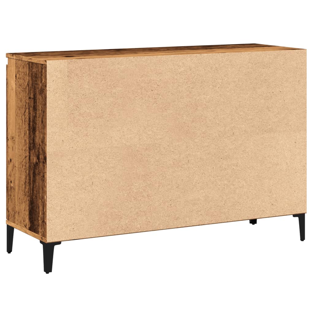 Sideboard Old Wood 102x35x70 cm Engineered Wood