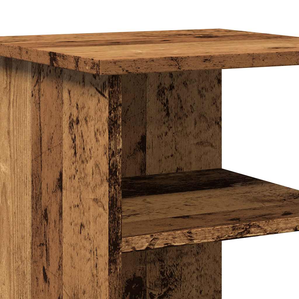 Sideboard Old Wood 35x35x55 cm Engineered Wood