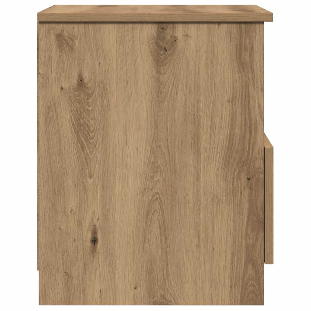 Bedside Cabinet Artisan Oak 40x40x50 cm Engineered Wood