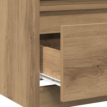 Bedside Cabinet Artisan Oak 40x40x50 cm Engineered Wood