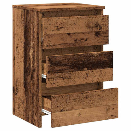 Bedside Cabinet Old Wood 40x35x62.5 cm Engineered Wood