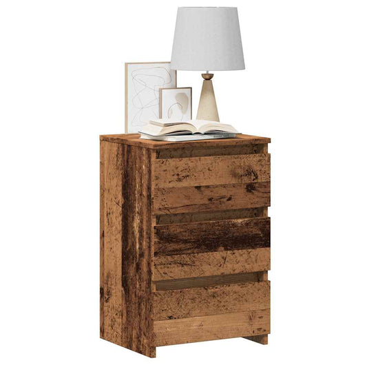 Bedside Cabinet Old Wood 40x35x62,5 cm Engineered Wood