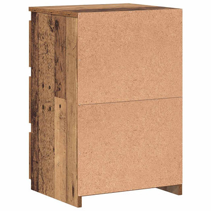 Bedside Cabinets 2 pcs Old Wood 40x35x62.5 cm Engineered Wood