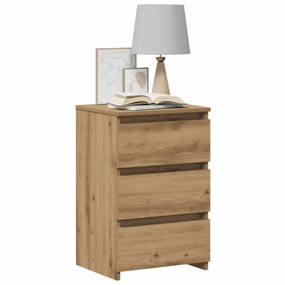 Bedside Cabinet Artisan Oak 40x35x62,5 cm Engineered Wood