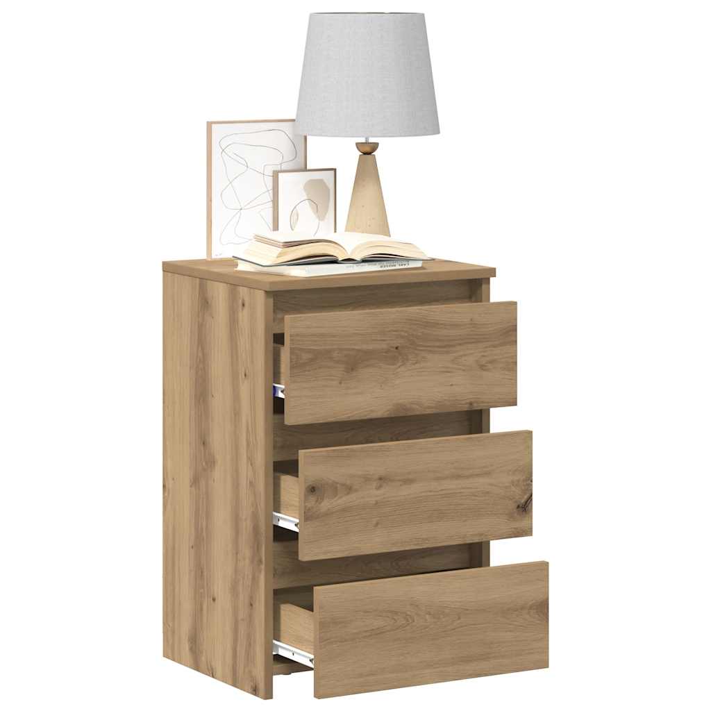 Bedside Cabinets 2 pcs Artisan Oak 40x35x62,5 cm Engineered Wood