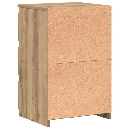 Bedside Cabinets 2 pcs Artisan Oak 40x35x62.5 cm Engineered Wood