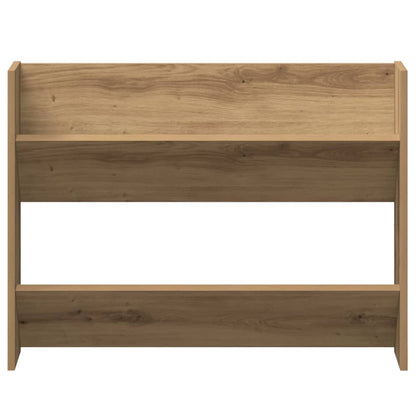 Wall Shoe Cabinet Artisan Oak 80x18x60 cm Engineered Wood