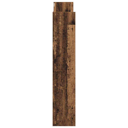 Wall Shoe Cabinet Old Wood 80x18x90 cm Engineered Wood