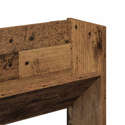 Wall Shoe Cabinet Old Wood 80x18x90 cm Engineered Wood