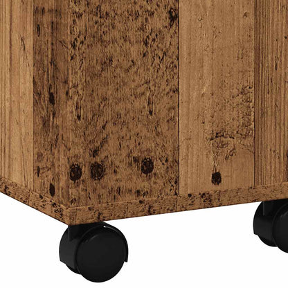 Coffee Table Old Wood 60x60x38 cm Engineered Wood