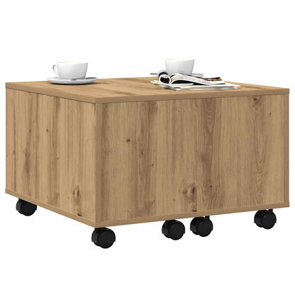 Coffee Table Artisan Oak 60x60x38 cm Engineered Wood