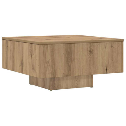 Coffee Table Artisan Oak 60x60x31.5 cm Engineered Wood