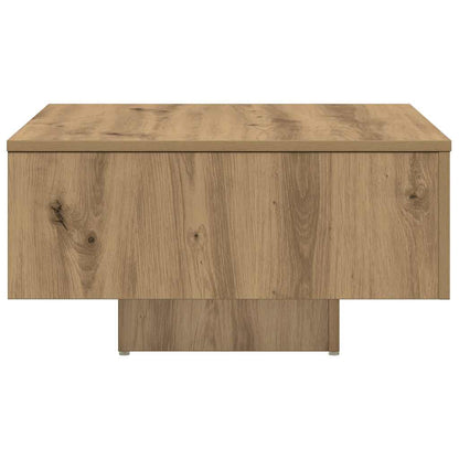 Coffee Table Artisan Oak 60x60x31.5 cm Engineered Wood