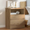 Bedside Cabinet Artisan Oak 50x32x60cm Engineered Wood