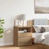 Bedside Cabinet Artisan Oak 50x32x60cm Engineered Wood